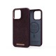 Njord byELEMENTS Salmon Leather Magsafe Case - iPhone 14 Pro Max - Rust